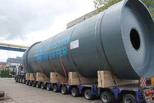Novosti : Isporuka najtežeg plašta mlina cementa